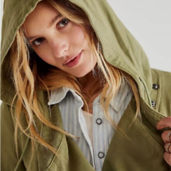 NEW! Free People Carmen Moto Cotton Jacket, size M New with Out tag - Picture 3 of 9